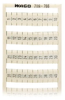 WAGO 209-766 WSB-Beschriftungskarte, als 