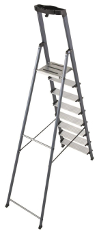KRAU SECURO-Alu-Leiter 8 Stufen   126467 