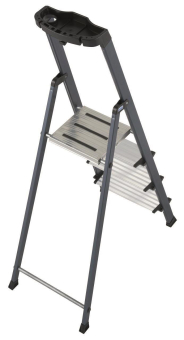 KRAU SECURO-Alu-Leiter 4 Stufen   126429 