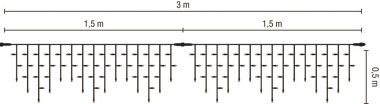 S&H LED-IceLite 114 3x0,5m 230V    59448 
