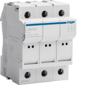 Hager Sicherungselement 3P 25A    LSN403 