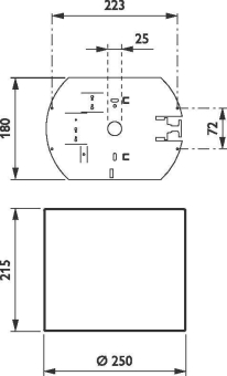 Philips     DN570C LED24S/840 PSU-E C WH 