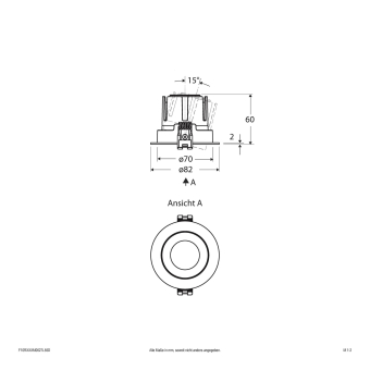 EVN LED Deckeneinbau ws F10RXXXM0627L55D 