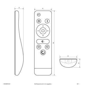 EVN Funkhandsender -IP20 -  HS-DIM-WW-CW 