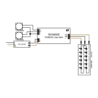BRUM Tunable White dimmer 1-    18156000 