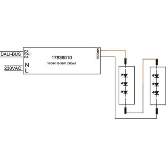 BRUM LED-Konverter 1000mA 10-   17836010 