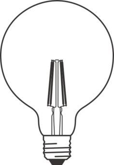 LEDV SMART+ WiFi Fil G125 dim 44 6W 