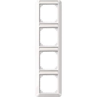 Merten 1-M-Rahmen 4fach senkrecht 385425 