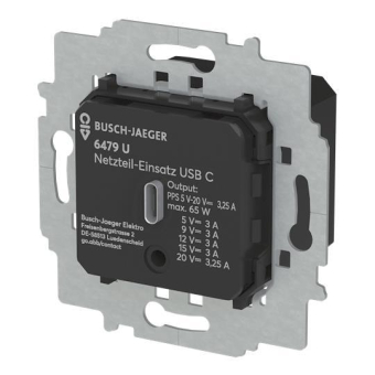 BJ Power supply insert m.USB C    6479 U 