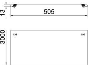 OBO DRL 500 A2 Deckel m.Drehriegel 