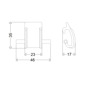 SCHUC Ersatzklammern         163 KK VE08 