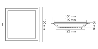 Nobile LED Glas Panel weiss   1560906145 