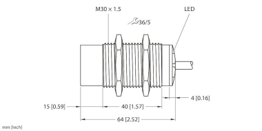 Turck Induktiver Sensor   NI20U-M30-AN6X 