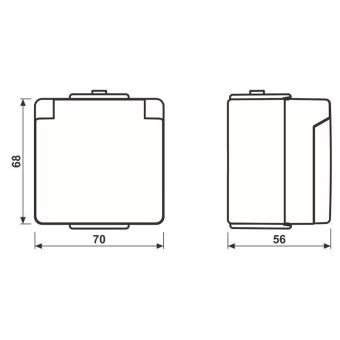 JG APWG WG 600 Schuko-Steckdose    620WX 