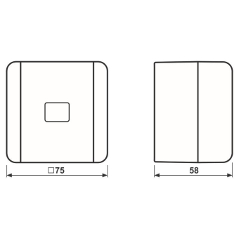 JG APWG WG 800 1-pol. Taster        831W 