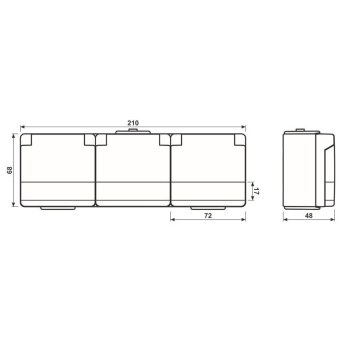 JG APWG WG 600 Schuko-Steckd. 623NAW 