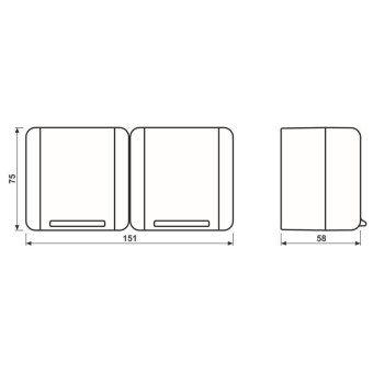 Jung SCHUKO  2fach-Steckd.m.TS   8220WTS 