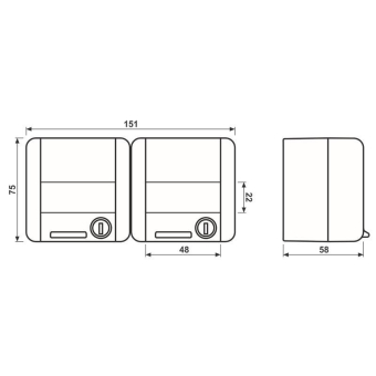 JG SCHUKO-Zweifach-Steckdose  8220 NAWSL 
