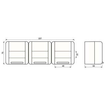 JG APWG WG 800 SCHUKO-Steckd.  8230NAW 