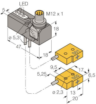 TURCK  NI2-Q6,5-0,1-BDS-2AP6X3-H1141/S34 