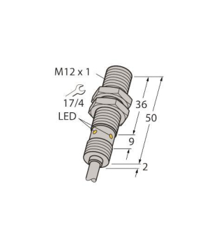 Turck Induktiver Sensor BI4U-EM12WD-AP6X 