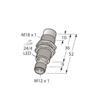 Turck Induk. NI15U-EM18WD-AP6X-H1141/3GD 