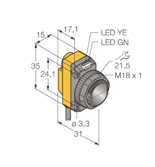 Turck Opto Sensor           QS18VP6FF100 