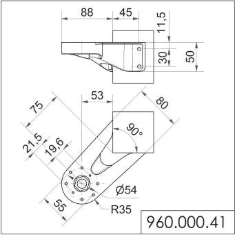 Werma Befestigungswinkel WM     96000041 