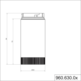 Werma Rohrverlängerung schwarz  96063003 