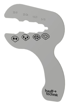 HAUF Belegungsschablone       2300320000 
