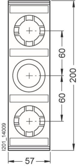 Siemens Berührungsschutzabdeck.  5SH2242 