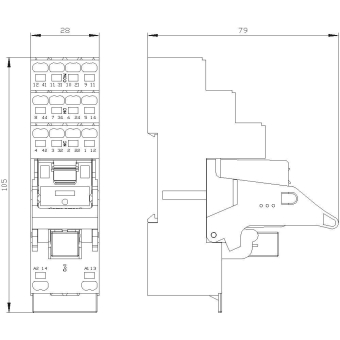 Siemens LZS:PT5D5T30 Steckrelais Kompl.- 