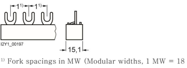 Siemens 5ST2192 Gabelsammelschiene 