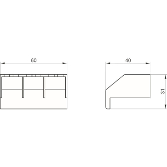 Siemens 3LD92510A Klemmenabdeckung 3p 