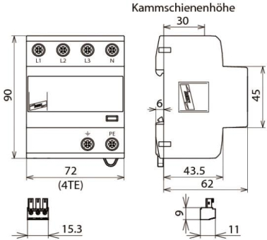 Dehn 900385 DVA EMOB  DVA EMOB 3P 255 FM 