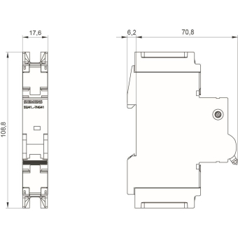 Siemens 5SJ41107HG41 Leistungsschutz- 