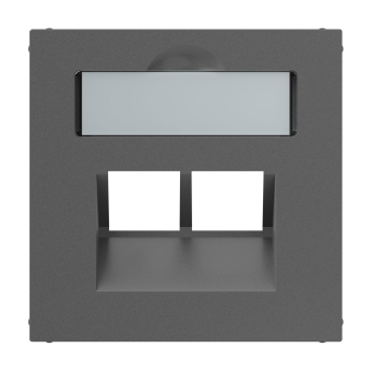 Legrand 765459 SEANO Abdeckung 2x RJ45 f 