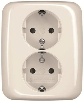 BJ SCHUKO  Doppelsteckdose  202 EUJB-214 