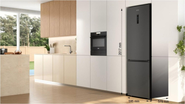 Gorenje NRK620AABXL4 sw inox Kühlkombi 