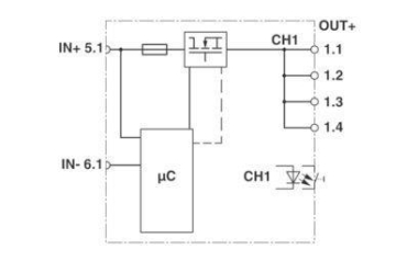 Phoenix 1115415  CAPAROC E1 12-24DC/1-4A 