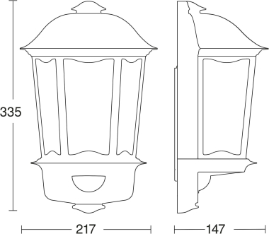 Steinel Außen-Sensorlampe          L190S 