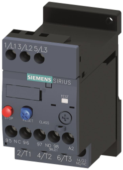 Siemens 3RU21160HB1 Überlastrelais S00 
