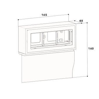 GGK 114307 Leerdose 3-fach   4D 20x80-D3 