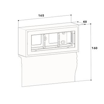 GGK 114303 Leerdose 3f f.E-  4D 20x80-D3 