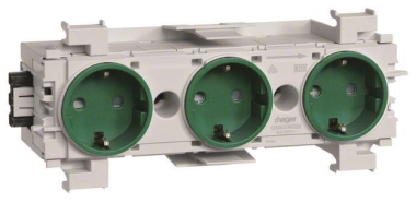 Hager Steckdose 3fach m.Wago  GS30016029 