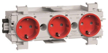 Hager Steckdose 3fach m.Wago  GS30013020 