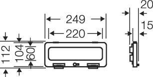 HENS Klappdeckel 12TE             MIKL12 