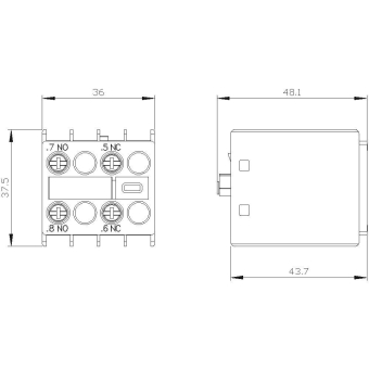 Siemens 3RH29111FB11 Hilfsschalterblock 