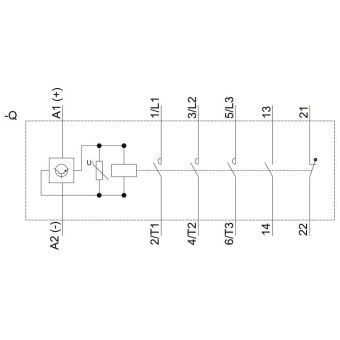 SIEM Schütz für Bahn, 3RT2026-2XB40-0LA2 