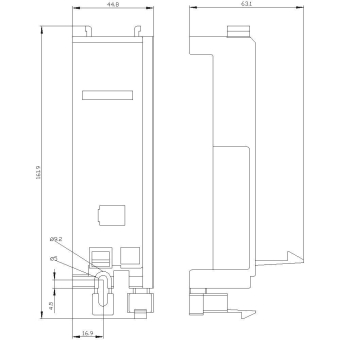 Siemens 3RV29277AA00 Schützsockel 